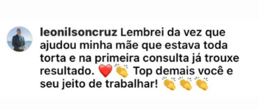 Depoimento de @leonilsoncruz